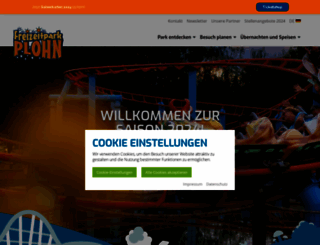 freizeitpark-plohn.de screenshot