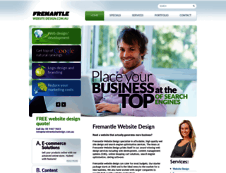 fremantlewebsitedesign.com.au screenshot