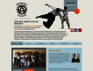 fremontaikido.com screenshot