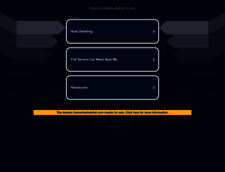 fremontautodetail.com screenshot