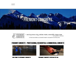fremontconcrete.com screenshot