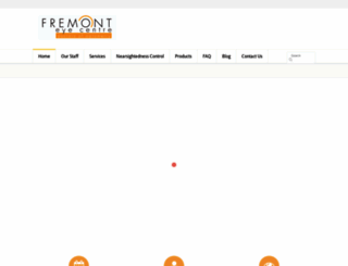 fremonteyecentre.com screenshot