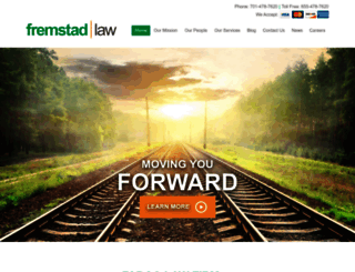 fremstadlaw.com screenshot