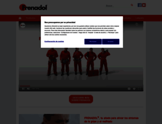 frenadol.es screenshot