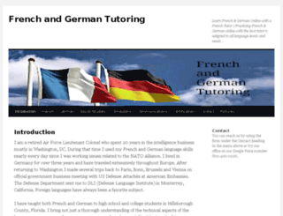 french-and-german-tutoring.com screenshot