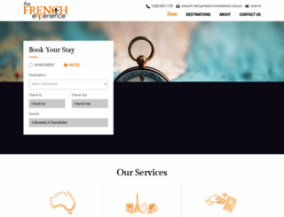 french-experience.com.au screenshot