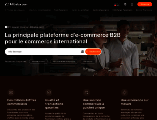 french.alibaba.com screenshot