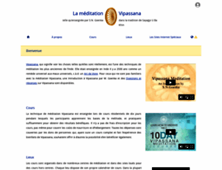 french.dhamma.org screenshot