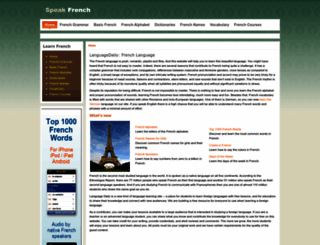 french.languagedaily.com screenshot