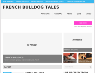 frenchbulldogtales.com screenshot