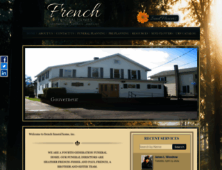 frenchfuneralhomes.com screenshot