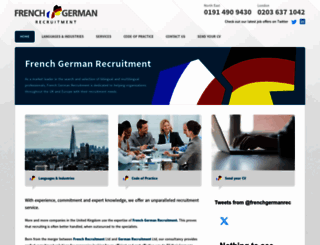 frenchgermanrecruitment.co.uk screenshot