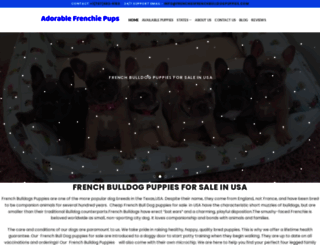 frenchiesfrenchbulldogpuppies.com screenshot