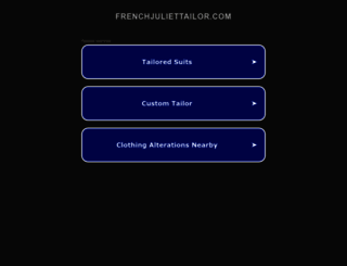 frenchjuliettailor.com screenshot