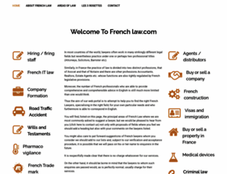frenchlaw.com screenshot