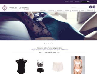 frenchlingerieshop.com screenshot