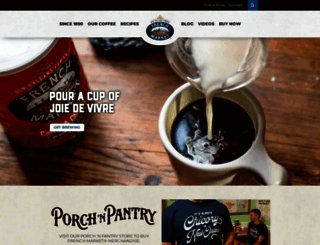 frenchmarketcoffee.com screenshot