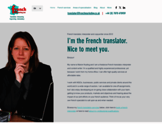 frenchmarketing.co.uk screenshot