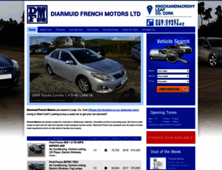 frenchmotors.ie screenshot