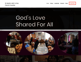 frenchquarterumc.org screenshot