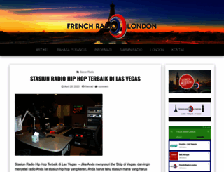 frenchradiolondon.com screenshot