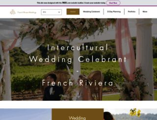 frenchriviera-weddings.com screenshot