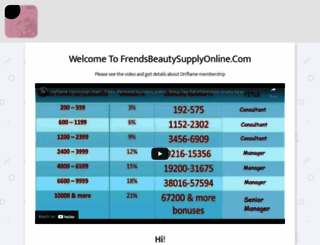 frendsbeautysupplyonline.com screenshot