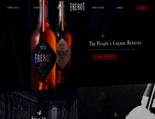 frerotcognac.com screenshot