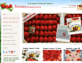 fresasdelahuerta.com screenshot