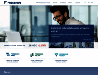 fresenius.com screenshot