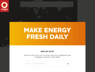 fresh.originenergy.com.au screenshot