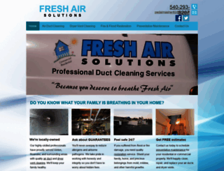 freshairsolutions.net screenshot