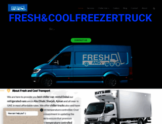 freshandcoolfreezertruck.com screenshot
