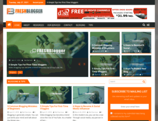 freshblogger.com screenshot
