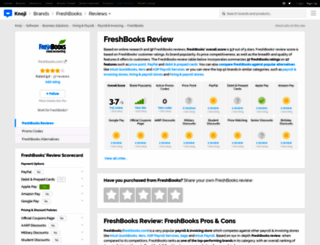 freshbooks.knoji.com screenshot