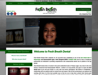 freshbreathdentalclinic.in screenshot