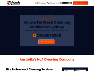 freshcleaningservices.com.au screenshot