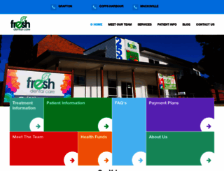 freshdentalcare.com.au screenshot
