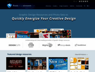 freshdesignelements.com screenshot