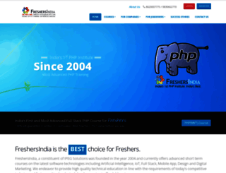 freshersindia.com screenshot
