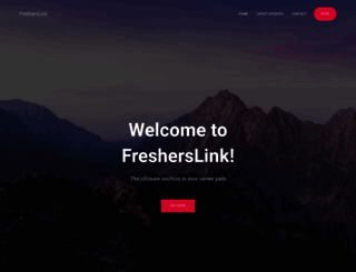 fresherslink.in screenshot
