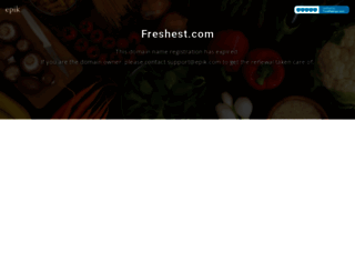 freshest.com screenshot