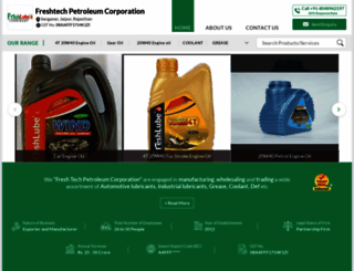 freshlube.in screenshot