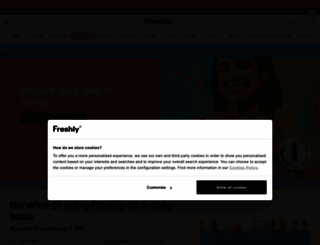 freshlycosmetics.com screenshot
