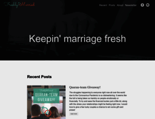 freshlymarried.com screenshot