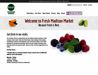 freshmadisonmarket.com screenshot