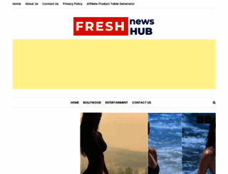 freshnewshub.com screenshot