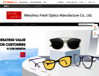freshoptic.en.alibaba.com screenshot