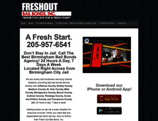 freshoutbailbond.com screenshot