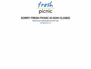 freshpicnic.com screenshot